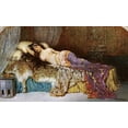thumbnail image 2 of Breakspeare, William A. 14x10 Black Ornate Wood Framed with Double Matting Museum Art Print Titled - Sleeping Beauty, 2 of 4