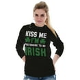thumbnail image 4 of Funny Kiss Me I'm Irish St Patricks Long Sleeve TShirt Men Women Brisco Brands S, 4 of 6