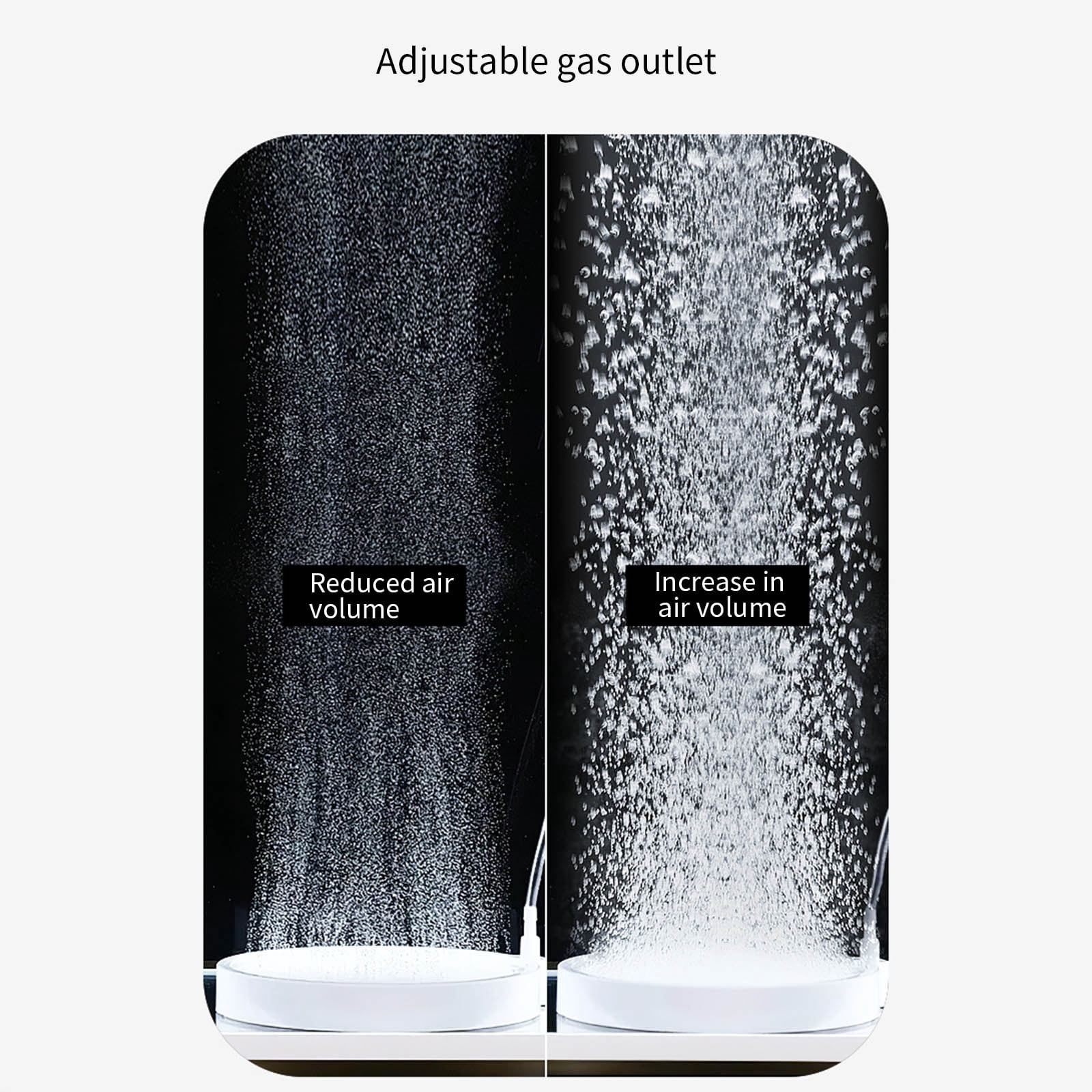 Quiet Aquariums Air Pumps USB Power 14 Hour Continuous Use Automatic Oxygen Adjustment Energy Saving Aerator