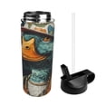 thumbnail image 2 of Yiaed Hip-Hop Duck Print Water Bottle with Straw Lid, Stainless Steel Double Wall Insulated Water Bottle | Leak-Proof and Spill-Proof Water Bottle, 2 of 8