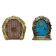 thumbnail image 1 of Puerta Hadas Casa Muñecas Elfo en Miniatura Artesanía para Árboles Jardín (6), 1 of 9