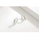 thumbnail image 4 of Pendientes Aro, Pendientes Plata de Ley Pendientes de Corazón Colores Circonita Cúbica Regalos de Cumpleanos para Niñas Mujer, 4 of 4