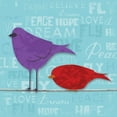 thumbnail image 2 of Grey, Jace 12x12 White Modern Wood Framed Museum Art Print Titled - Birds on a line 2, 2 of 4