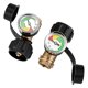 thumbnail image 2 of Adaptador de Recarga de Propano Qcc1 de Latón con Manómetro, Codo de 90 Grados para Tanques de 1 Lb a 40 Lb | Conector de Tanque de Propano Reutilizable y Duradero para Estufas de Camping, Calentador, 2 of 6