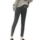 thumbnail image 1 of Gibobby Medias Afelpadas Translúcidas Leggings de invierno para mujer, informales, de Color sólido, elásticos, de cintura alta, térmicos, Capris, pantalones de entrenamiento, pantalones (Gris, M), 1 of 5