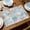 D, variant on Cififendec Coastal Seashell Table Placemat, 17.72"×11.81", Single Sided Water Resistant Nautical Fabric Table Mat for Dining Table Summer Beach Decor