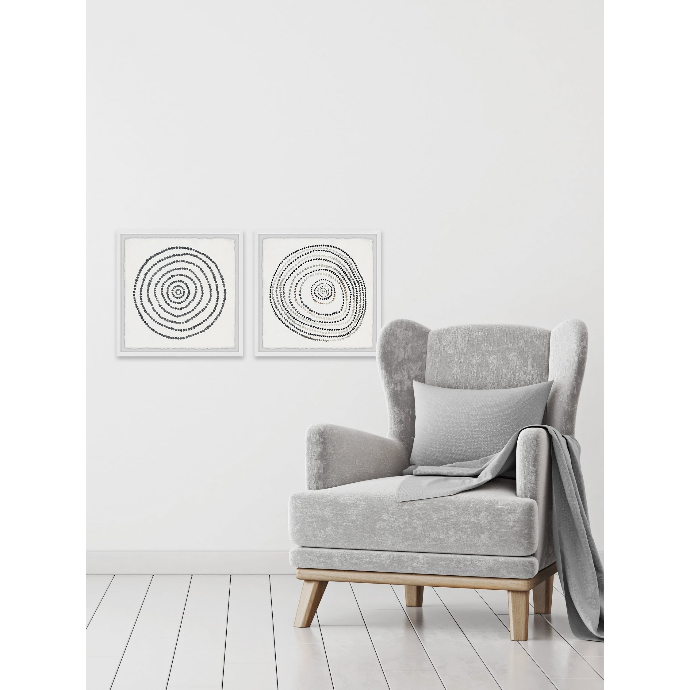 Marmont Hill Spiral Diptych