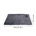 thumbnail image 3 of Portable Fast Charge Warming Throw for Use and Travel Comfort with Soft Velvet Fabric, 3 of 6