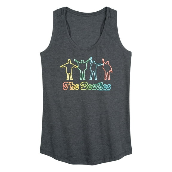 Neon The Beatles - Women's Racerback Tank
