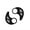 Black, variant on Monyance hook for earphone 1 Pair of Universal Silicone Earphone Clip Hook Earhook Headphone Ear Hook Hanger (Black)(1.18X0.79X0.2Inches)