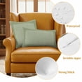 thumbnail image 6 of Cameo Green Retro Greek Key Outdoor Pillow Covers 20x20 Set of 2,Waterproof Patio Throw Pillowcase Protectors,Geometric Greece Ancient Rustic Decorative Pillow Shams Cushion Covers for Seat Bed Couch, 6 of 8