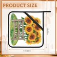thumbnail image 2 of Faty-T 2 Pack Lemon Pot Holders for Kitchen Heat Resistant, Summer Lemons Flowers Potholders for Kitchens Washable for Cooking & Baking & Microwave, 2 of 14