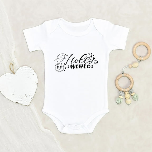 Newbabywishes -Hello Worlds Baby Clothes for Boys and Girls - Newborn Baby Clothing
