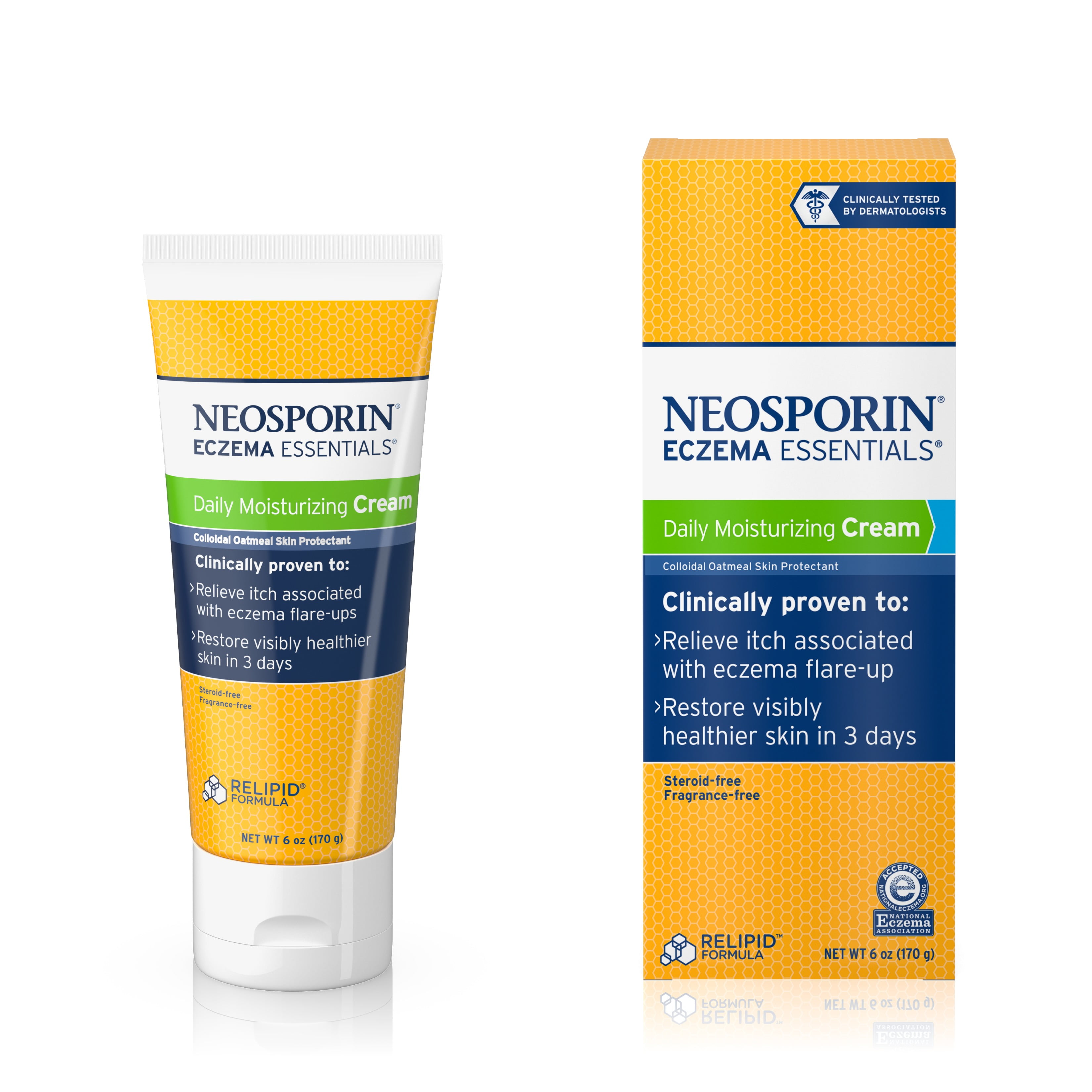 Neosporin Eczema Essentials Daily Moisturizing Cream, 6 Oz - Walmart.com