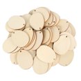 thumbnail image 4 of Miuline 10/50PCS Unfinished Wood Slices  Predrilled Wooden Circles with Hole Natural Jute Twine Crafts Ornaments DIY For Home Hanging Decorations, 4 of 9
