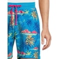 thumbnail image 4 of No Boundaries Men's Drawstring Lounge Shorts, Sunset Palms Graphic Print Casual Bottoms, Sizes S-XL, 4 of 5