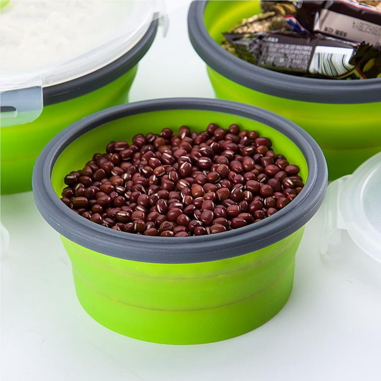 gerusea silicone collapsible food storage container with airtight