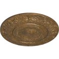 thumbnail image 3 of Ekena Millwork 20 7/8"OD x 1 1/4"P Biddix Ceiling Medallion (Fits Canopies up to 7 1/2"), Hand-Painted Rubbed Bronze, 3 of 7