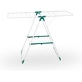 thumbnail image 1 of slieton Clothes Drying Rack, Foldable Metal Laundry Rack, Space-Saving Free-Standing Airer with Adjustable Height Gullwings, Durable Indoor and Outdoor Clothes Dryer 38" H (Large), 1 of 8