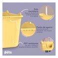 thumbnail image 3 of Arenero Para Gato Caja De Arena Mediano Con Pala Esquimal Pets Color Amarillo, 3 of 6