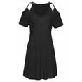 thumbnail image 4 of LASCANA Women's Cold Shoulder Dress, 4 of 5
