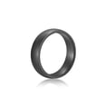 thumbnail image 2 of Men's Black Zirconium Wedding Band Ring, Jewelry Gift For Men - 6MM - Ring Size 11, 2 of 7