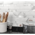 thumbnail image 3 of MOFIT Pegatina De Pared 3d Azulejos Adhesivos Cocina Baño Mosaico Marmól,Pvc Decorativo Textura Pared De Piedra Paneles De Pared, 3 of 4