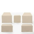 thumbnail image 2 of Crosley Furniture Covers 5-Piece Traditional Vinyl Outdoor Sofa Cover Set in Tan, 2 of 2