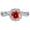 Red, variant on Moissanite Wedding Rings for Women 1ct Round Cut D Color VVS1 Green/Red/Pink Diamond Rings S925 Sterling Silver Moissanite Engagement Rings with Certificate