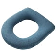 thumbnail image 2 of Yuarrent Cubierta de asiento de inodoro Cojín Alfombrilla Baño Cubiertas para muebles de jardín Azul verde Tipo 1, 2 of 6