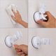 thumbnail image 4 of Soporte para cabezal de ducha con ventosa ajustable OUO, blanco, 4 of 7