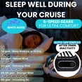 thumbnail image 4 of Ventilador de crucero Nordmoose aprobado para cabina - 4000 mAh de larga duración, recargable por USB, ventilador de viaje portátil con batería para dormir - Gancho magnético incluido para colgar en p, 4 of 5