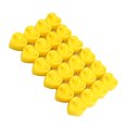 thumbnail image 3 of 24 velas LED de plástico con forma de corazón, sin llama, sin olor y con control remoto, para decoración del hogar, color amarillo, 3 of 14
