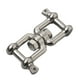 thumbnail image 2 of Grillete de material acero con conector giratorio para cadena de ancla 2x mordazas, 2 of 9