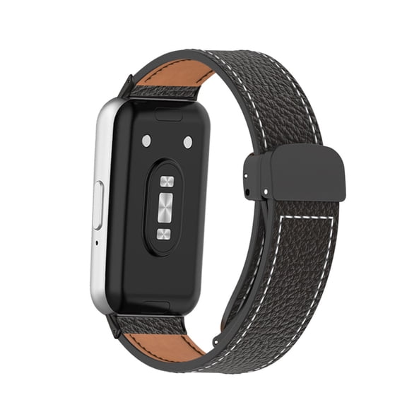 Leather Magnetic Bands For Samsung Galaxy Fit3 SM-R390, Replacement Straps Wristbands for Galaxy Fit3 SM-R390 Watch Women Men