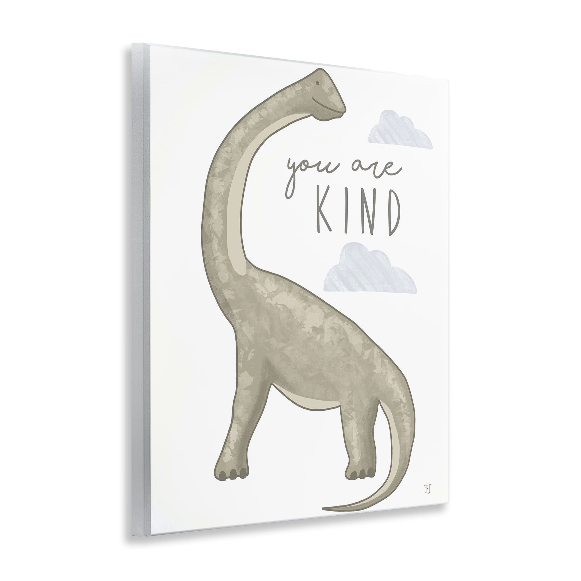 Stupell Industries You Are Kind Dinosaur Wall Plaque Art, design by Elizabeth Tyndall