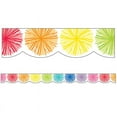 thumbnail image 2 of Schoolgirl Style Hello Sunshine Poms Scalloped Bulletin Board Borders (13), 2 of 2