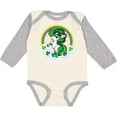 thumbnail image 3 of Inktastic Unicorn St Patricks Day Irish Girls Long Sleeve Baby Bodysuit, 3 of 5
