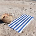 thumbnail image 4 of Super Absorbent Microfiber Bath Towel Striped Design Quick Drying Lightweight For Beach Bathroom Spa Travel Gym Yoga, 4 of 4