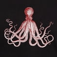 thumbnail image 3 of CafePress - Burgundy Octopus T Shirt - Men's Classic Graphic Cotton T-Shirt, 3 of 4