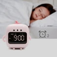 thumbnail image 3 of Despertador digital para , dos despertadores, modo despertador, reloj para dormitorio, y niñas , rosa Soledad Despertador, 3 of 8