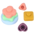 thumbnail image 1 of Juguetes apilables para bebés, coloridos y multiusos, de silicona, para bebés de 2 años en adelante, colores clásicos., 1 of 14