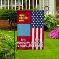 thumbnail image 2 of Flag American Half Mongolian Flag Mongolian American Friendship Mongolia U.S.A Patriotic Proud House Flag, Double-Sided Decorative Outdoor Flag, Patriotic Polyester Yard Flag 29.5 x 39.5 in, 2 of 5