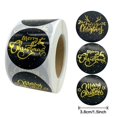 thumbnail image 1 of stanreset 500Pcs/Roll 3.8cm Christmas Stickers Round Envelope Gift Cards Package Seal Labels, 1 of 6