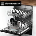 thumbnail image 6 of Stainless Steel Mixing Bowls Set, TINANA 6 Pack Mixing Bowls with Lids, Metal Nesting Storage Bowls for Kitchen, 4.5/3/2.5/2/1.5/0.75QT, Great for Prep, Baking, Serving, Black, 6 of 7