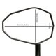 thumbnail image 3 of Motorcycle Handlebar End Mirror for Yamaha MT-07 MT-09 MT10 R6 R1 FZ1/FZS1000 FZ6 FZ6R XJ6 TMAX530 TMAX500 Bar End Mirror, 3 of 5