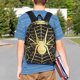 thumbnail image 4 of Easygdp Gold Spider On The Web Mochila Ligera de 15 Pulgadas para Estudiantes, Mochila Cómoda para la Escuela y Viajes, Correas Ajustables, 4 of 6