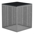 thumbnail image 2 of Furniture of America Kelforia Contemporary Glass Top Side Table in Gray, 2 of 7