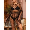 thumbnail image 3 of Charmo Swimsuit Cover Ups for Women V-Neck Beach Bikini Cover Ups Swimwear Beachwear Dress, 3 of 4