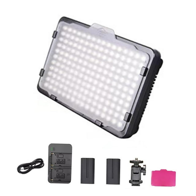 funtasica Camera Dimmable Panel Light Video Lamp for Makeup Camera Laptop B